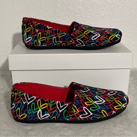 BOBS from Skechers J Goldcrown Heart Wall Slip On Shoes Women’s Size 6 - Picture 3 of 10